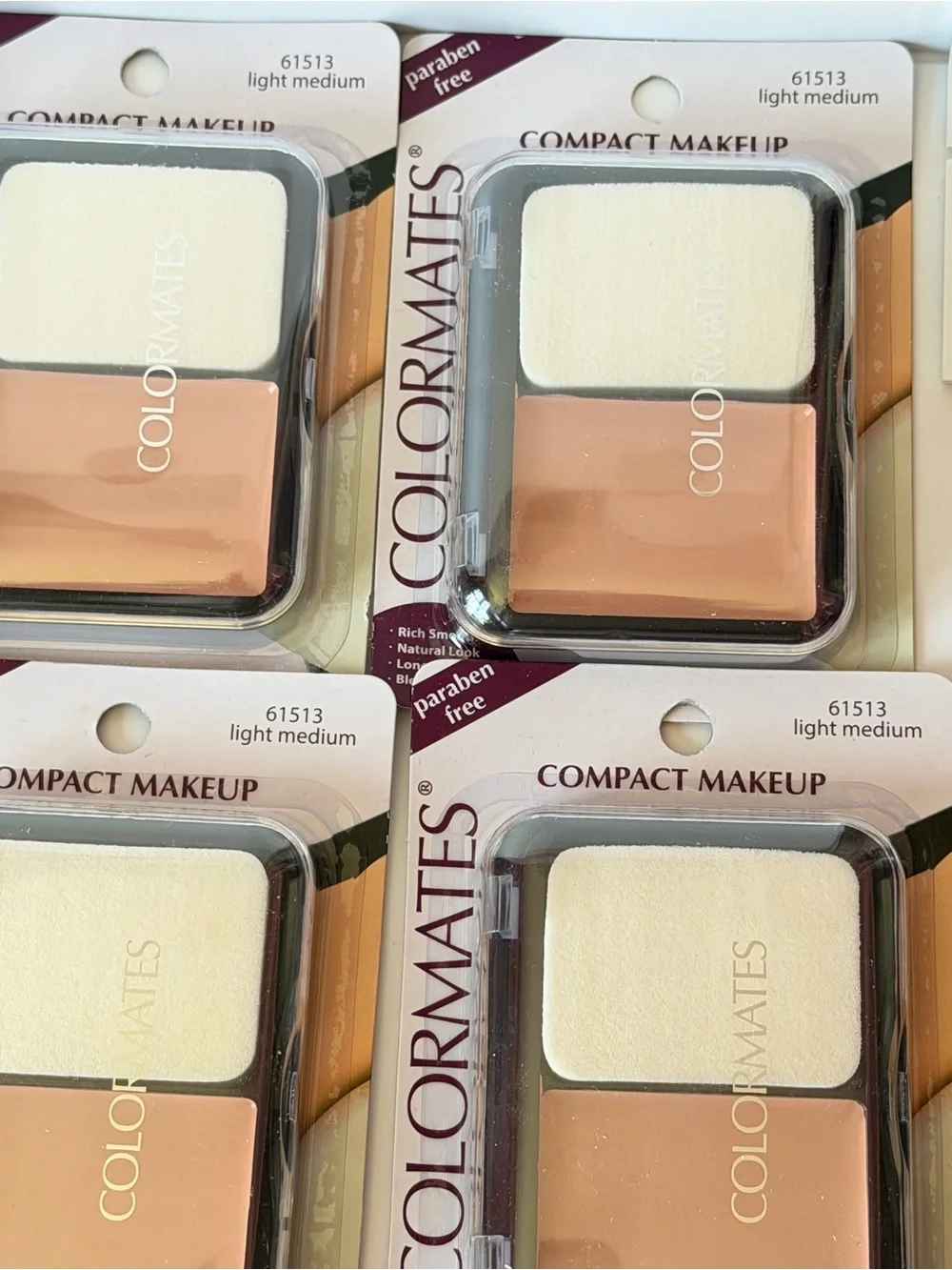 ColorMates Compact Makeup Light Medium 61513 Lot of 10 NEW Discontinued